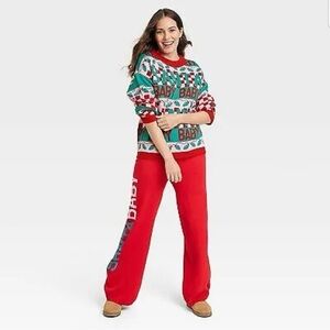 Two Piece Grayson Threads Santa Baby Graphic Holiday Sweater Set